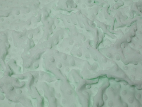 Minerva Core Range Heavy Embossed Dimple Plush Fleece Fabric Pistachio Green