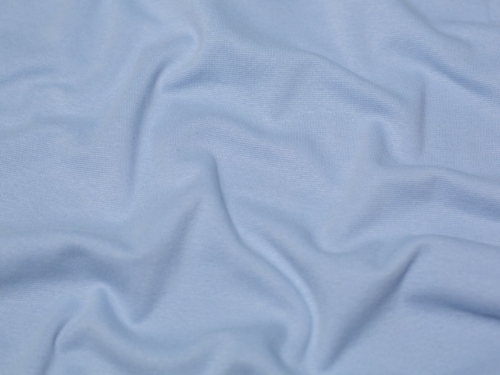 Minerva Core Range Tubular Ribbing Stretch Knit Fabric Dusky Blue