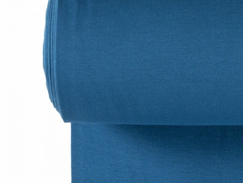 Minerva Core Range Tubular Ribbing Stretch Knit Fabric Teal