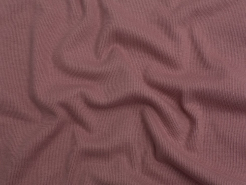 Minerva Core Range Heavy Tubular Ribbing Stretch Knit Fabric Dusky Pink