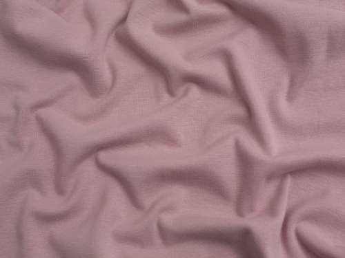 Minerva Core Range Organic Tubular Ribbing Stretch Knit Fabric Blush