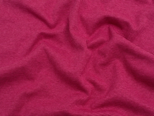 Minerva Core Range Tubular Ribbing Stretch Knit Fabric Wine