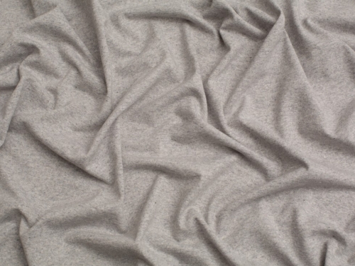 Minerva Core Range Recycled Cotton Jersey Stretch Knit Fabric Light Grey