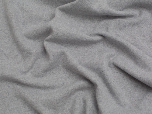 Minerva Core Range Recycled Tubular Ribbing Stretch Knit Fabric Light Grey