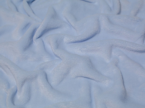 Minerva Core Range Super Soft Plush Cuddle Fleece Fabric Light Blue