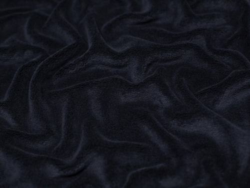 Minerva Core Range Super Soft Plush Cuddle Fleece Fabric Navy Blue