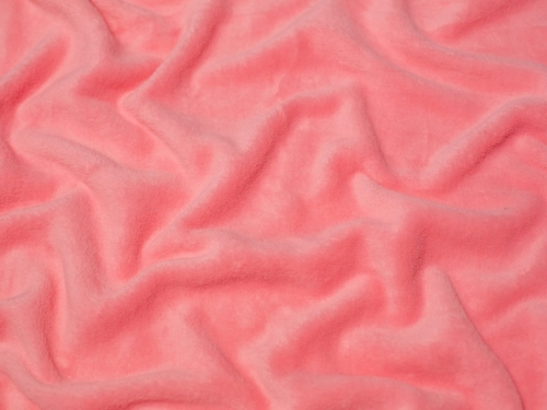 Minerva Core Range Super Soft Plush Cuddle Fleece Fabric Coral Pink