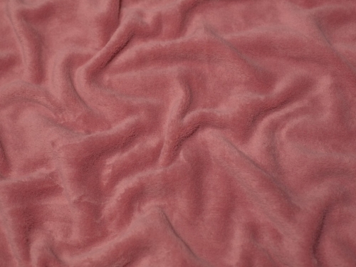 Minerva Core Range Super Soft Plush Cuddle Fleece Fabric Dusky Pink