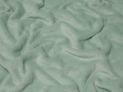 Minerva Core Range Super Soft Plush Cuddle Fleece Fabric Mint Green