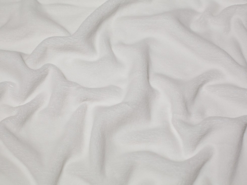 Minerva Core Range Super Soft Plush Cuddle Fleece Fabric White