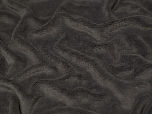 Minerva Core Range Super Soft Plush Cuddle Fleece Fabric Dark Grey