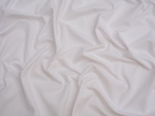 Minerva Core Range Organic Cotton Jersey Stretch Knit Fabric Snow