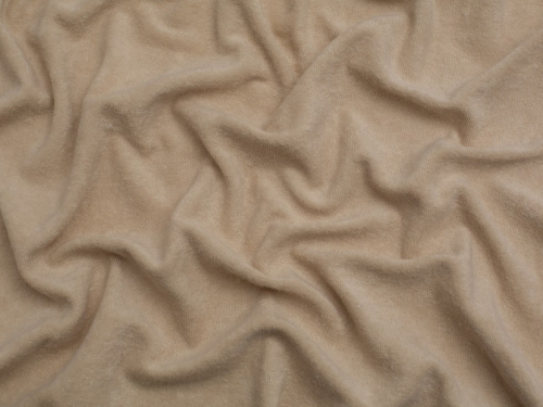 Minerva Core Range One Sided Cotton Towelling Fabric Cream