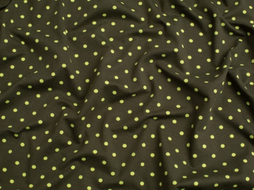 Cotton Jersey Stretch Knit Fabric Olive Green