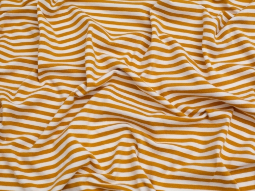 Minerva Core Range Cotton Jersey Stretch Knit Fabric Ochre