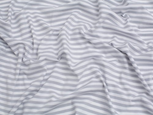 Minerva Core Range Cotton Jersey Stretch Knit Fabric Light Grey