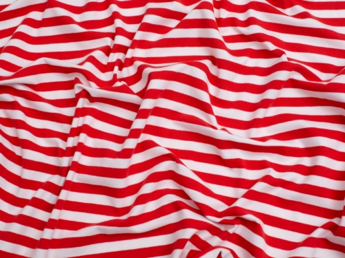 Minerva Core Range Cotton Jersey Stretch Knit Fabric Red