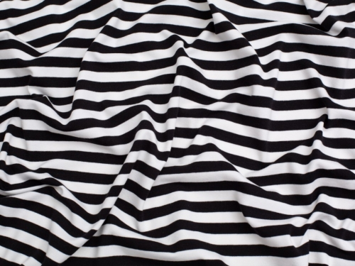 Minerva Core Range Cotton Jersey Stretch Knit Fabric Black