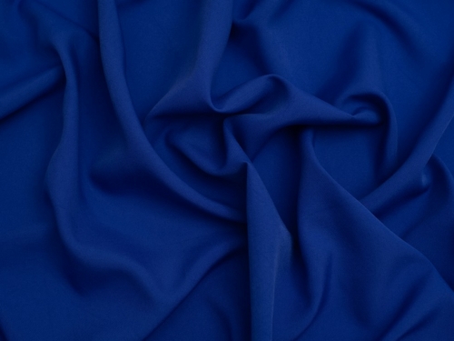 Minerva Core Range Soft Touch Crepe Fabric Cobalt Blue