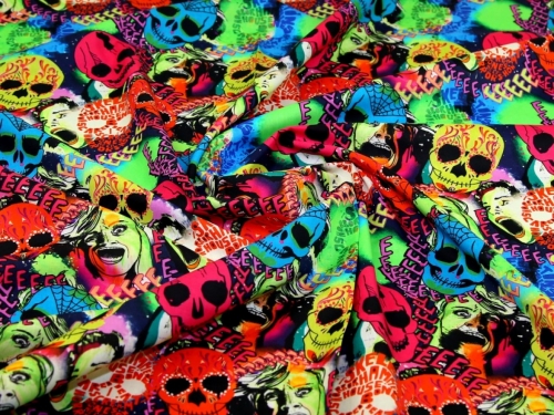 John Louden 100% Cotton Fabric Multicoloured