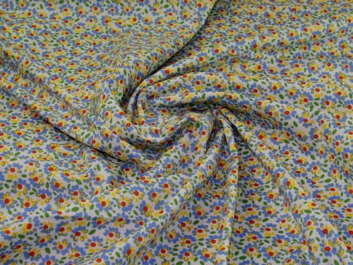 Deadstock 100% Cotton Poplin Fabric White