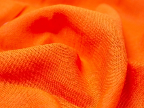 Coloured Hessian Jute Fabric Bright Orange