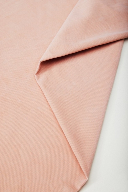 Mind The MAKER Organic Naya Cotton Needlecord Fabric Rose