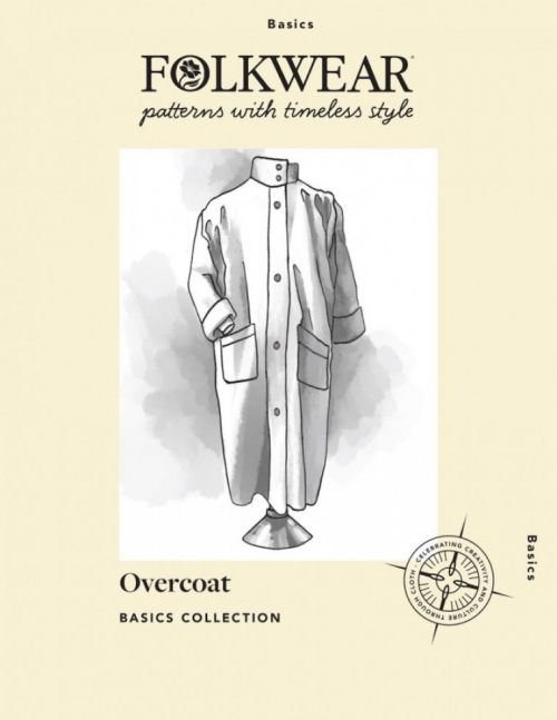 Folkwear Patterns Paper Sewing Pattern Basics Overcoat