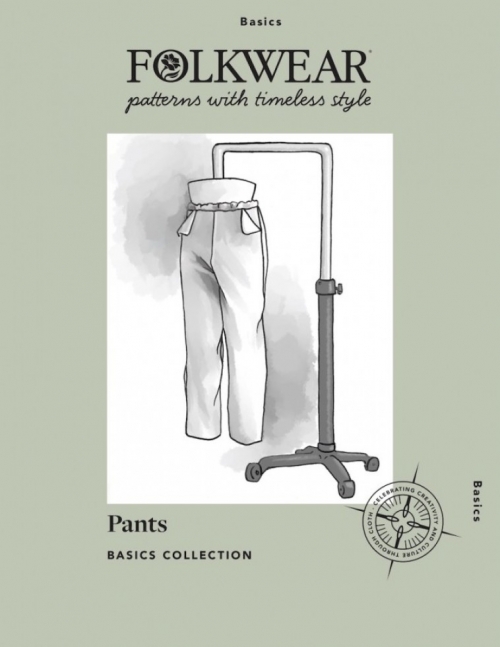 Folkwear Patterns Paper Sewing Pattern Basics Pants