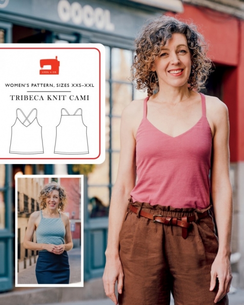 Liesl + Co Paper Sewing Pattern Tribeca Knit Cami