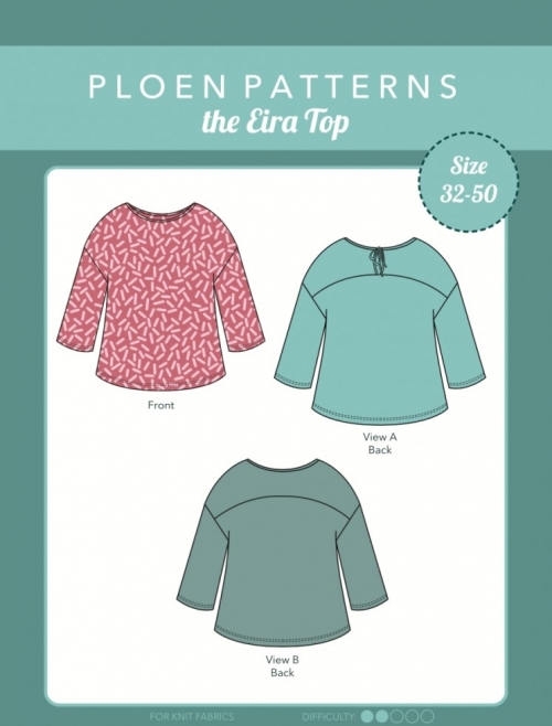 Ploen Patterns Paper Sewing Pattern Eira Top