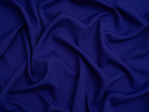 Minerva Core Range Soft Touch Crepe Fabric Royal Blue