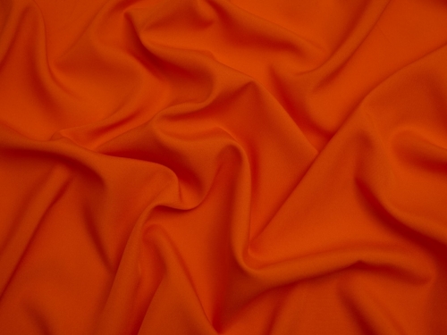 Minerva Core Range Soft Touch Crepe Fabric Pumpkin