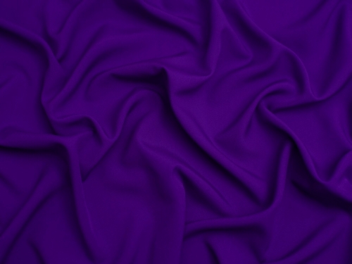 Minerva Core Range Soft Touch Crepe Fabric Violet