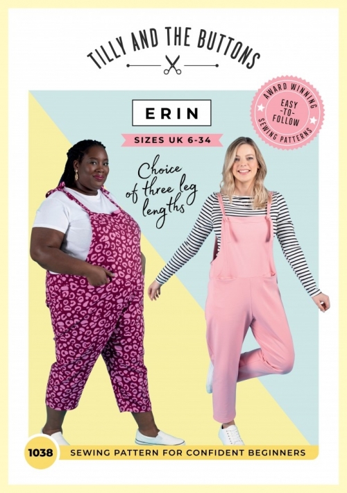 Tilly and the Buttons Paper Sewing Pattern Erin Dungarees