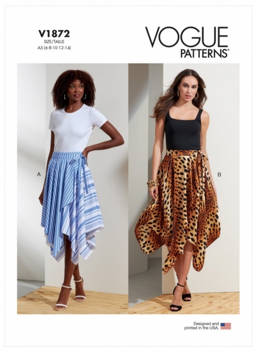 Vogue Paper Sewing Pattern 1872