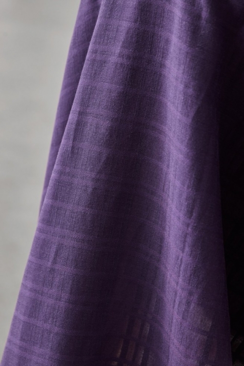 Meet MILK Sina Sheer Tencel Lyocell Cotton Fabric Purple Night