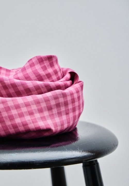Meet MILK Two Tone Check Tencel Lyocell Twill Fabric Punch
