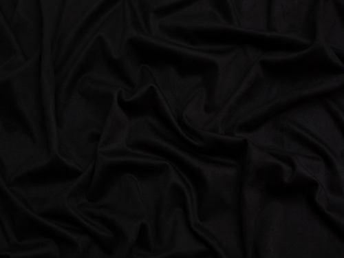 Faux Suede Stretch Knit Fabric Black