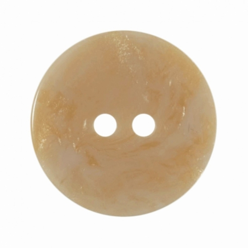 Hemline Round Marbled Plastic Buttons Cream