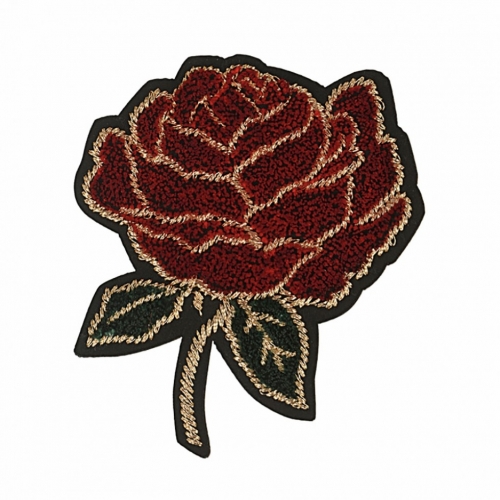 Stephanoise Eternal Rose Iron On Patch Motif