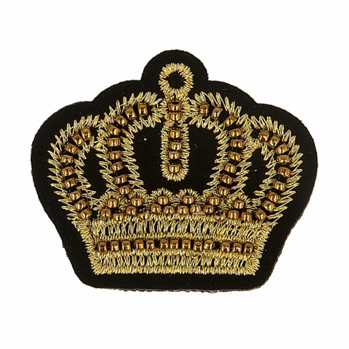 Stephanoise Crown Iron On Patch Motif