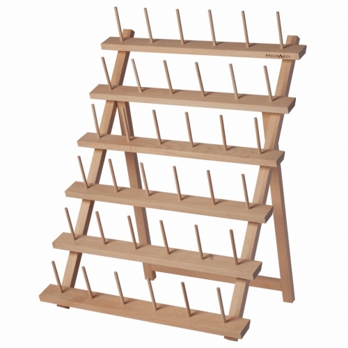Milward 36 Spool Wood Rack Overlocker Thread Holder