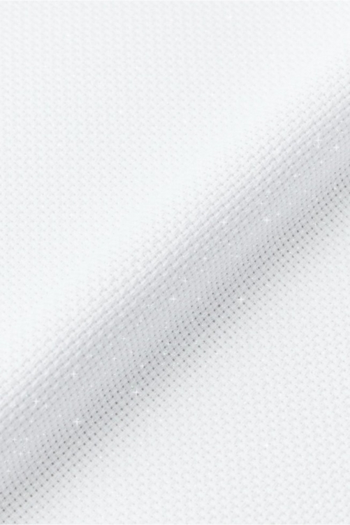DMC 14 HPI Iridescent Cross Stitch Fabric Blanc