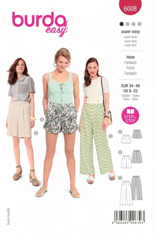 Burda Paper Sewing Pattern 6008