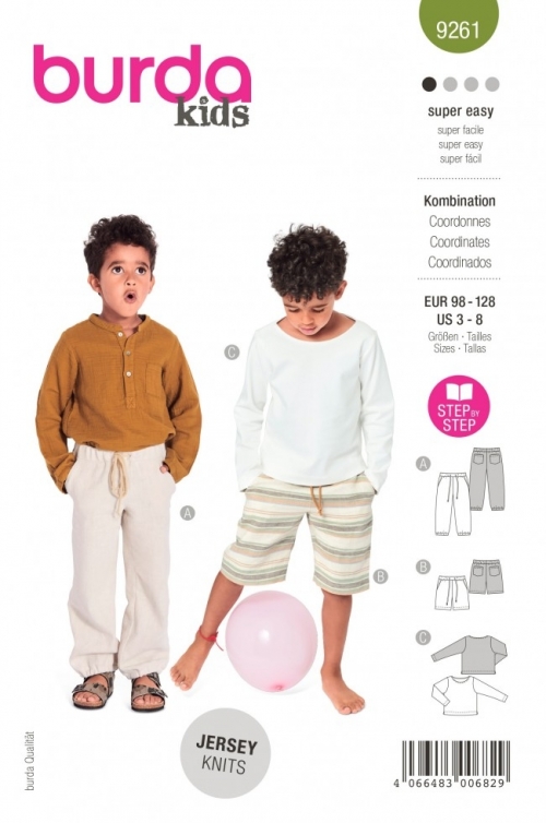 Burda Paper Sewing Pattern 9261
