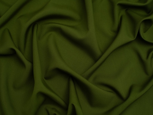 Minerva Core Range Soft Touch Crepe Fabric Khaki Green