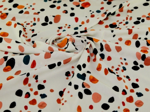 Minerva Exclusive Pebble Stone Viscose Challis POD Fabric Coast