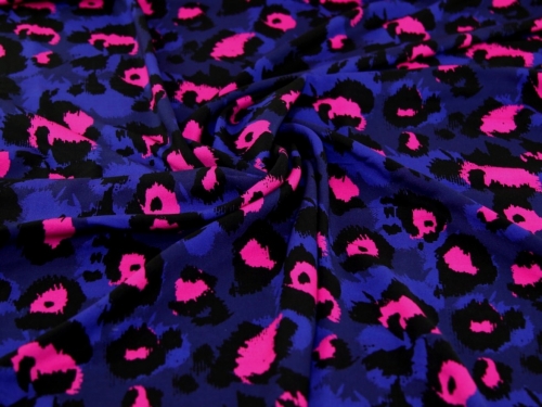 Minerva Exclusive Animal Glow Viscose Challis POD Fabric Allure