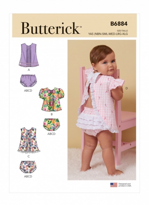 Butterick Paper Sewing Pattern 6884